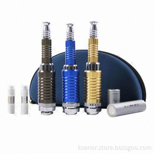 Electronic cigarette starter kits with 3.7V input voltage